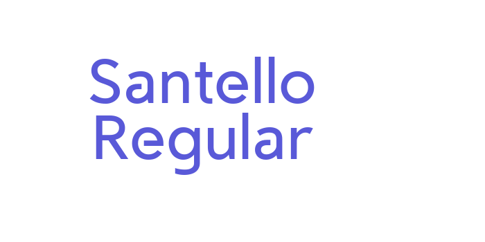 Santello Regular Font Download