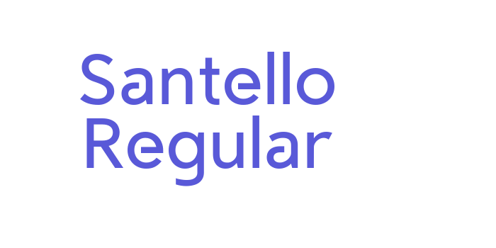 Santello Regular Font