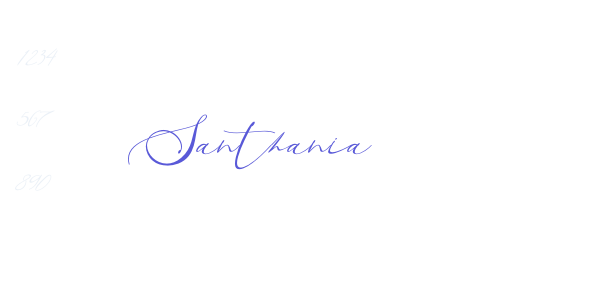 Santhania font free