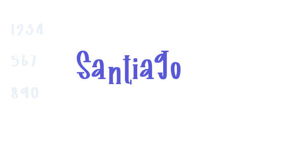 Santiago font free