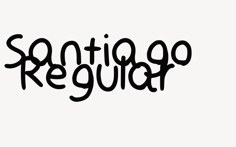 Santiago Regular Font