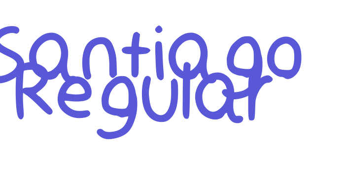 Santiago Regular Font Download