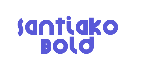 Santiako Bold Font Download