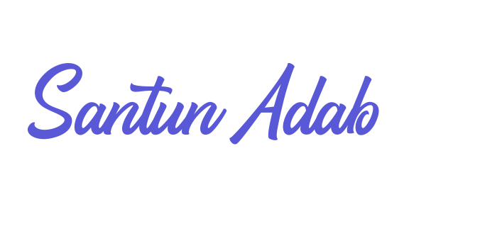 Santun Adab Font Download