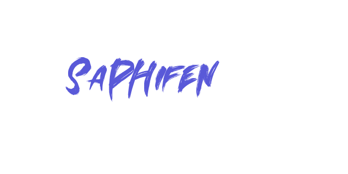 Saphifen Font