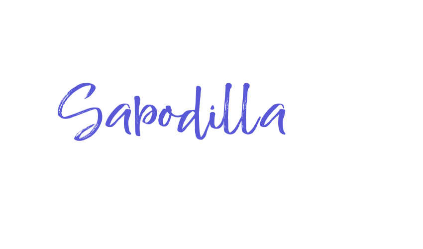 Sapodilla Font