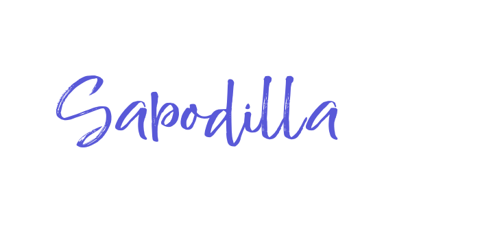 Sapodilla Font Download