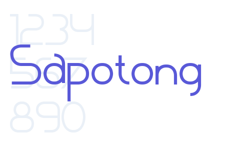 Sapotong Font