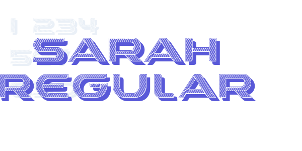 Sarah Regular font