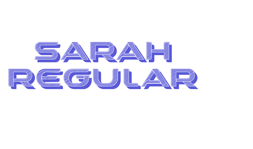 Sarah Regular Font