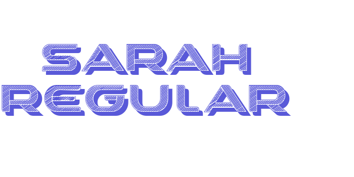 Sarah Regular Font Download