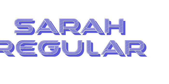 Sarah Regular Font