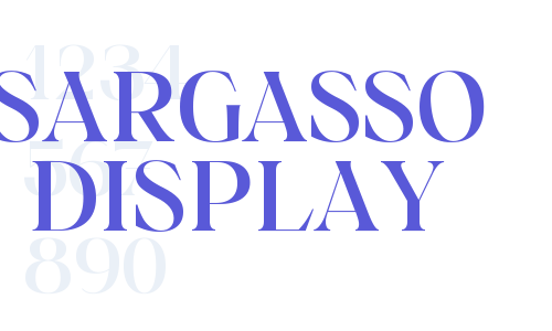 Sargasso Display Font Download