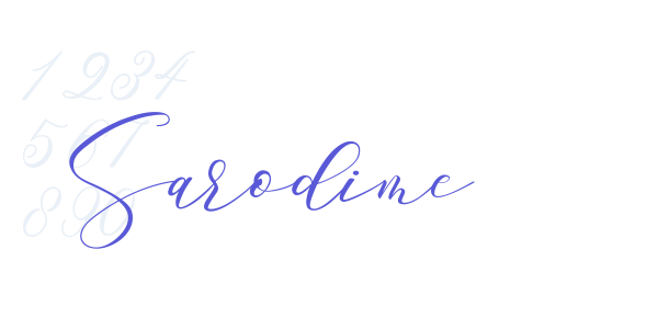 Sarodime font free