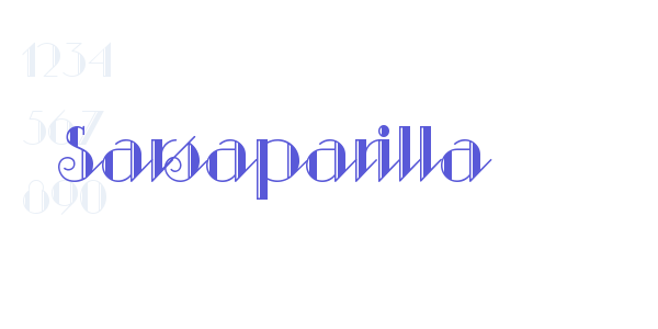 Sarsaparilla font free