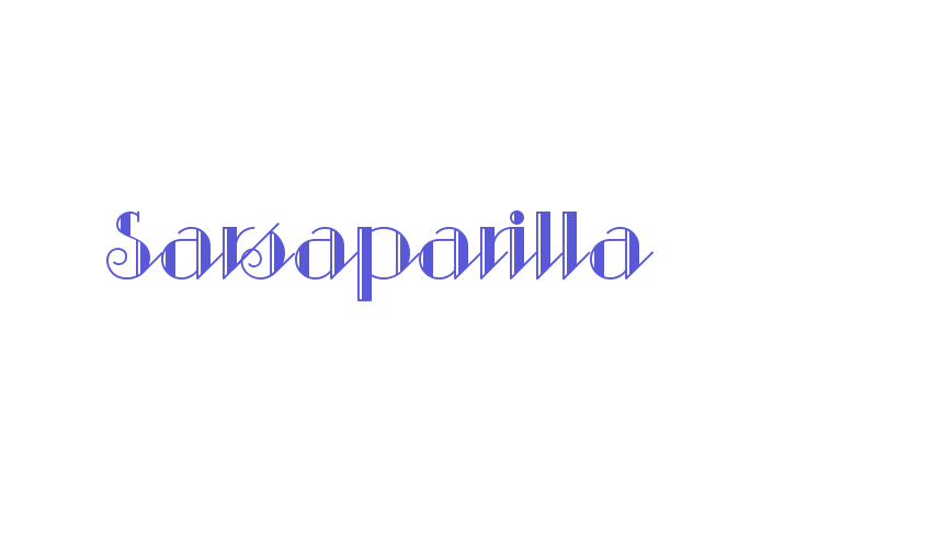 Sarsaparilla Font