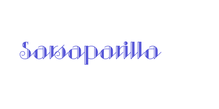 Sarsaparilla Font Download