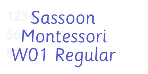 Sassoon Montessori W01 Regular-font-download