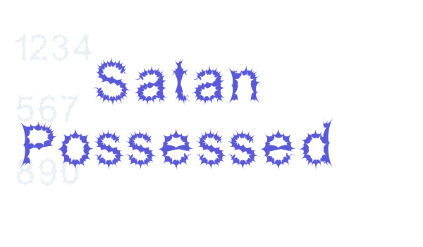 Satan Possessed Font