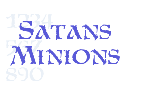 Satans Minions Font Download