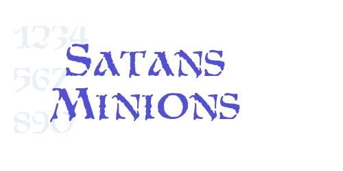 Satans Minions-font-download