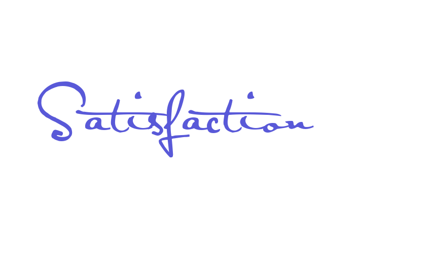 Satisfaction Font