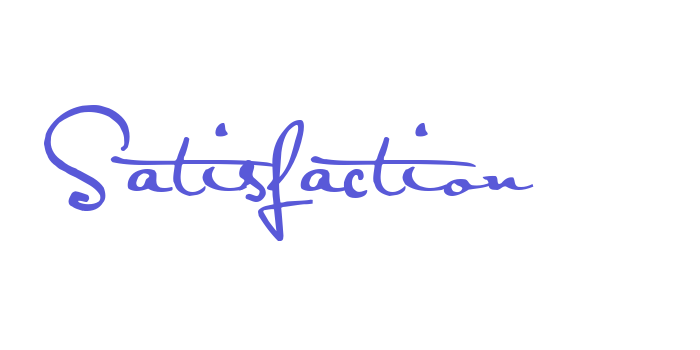 Satisfaction Font Download