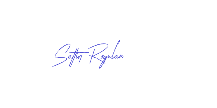 Sattin Regular Font Download