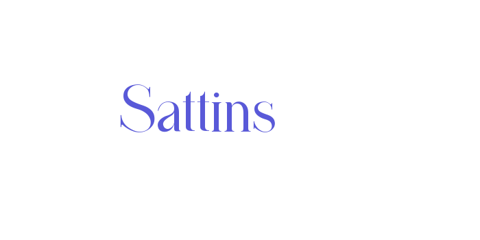 Sattins Font