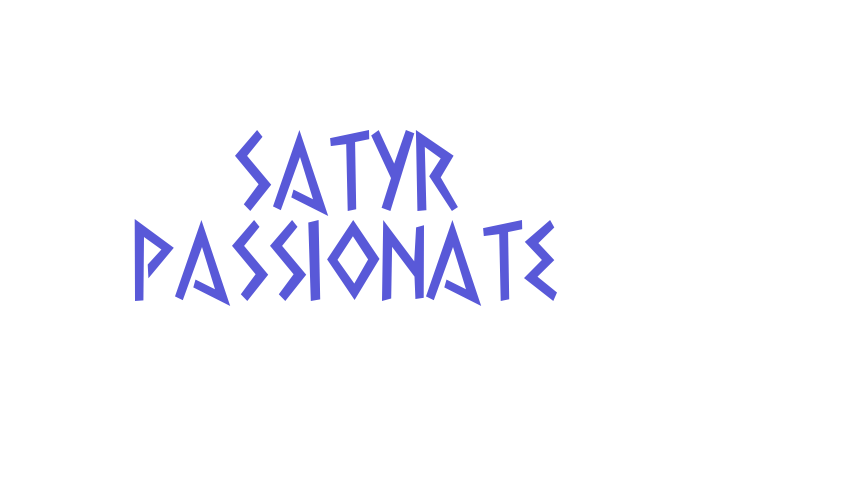 Satyr Passionate Font