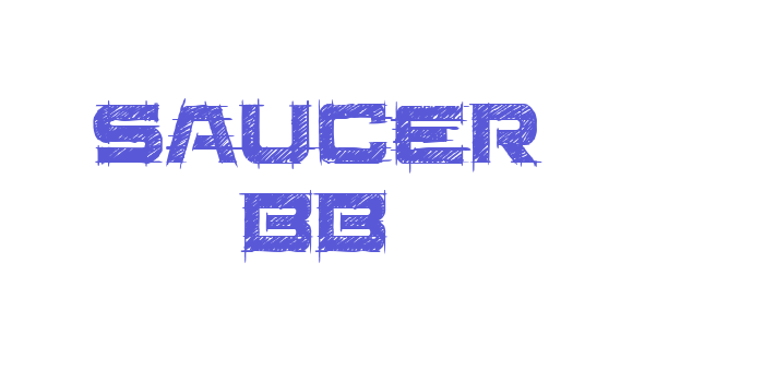 Saucer BB Font Download