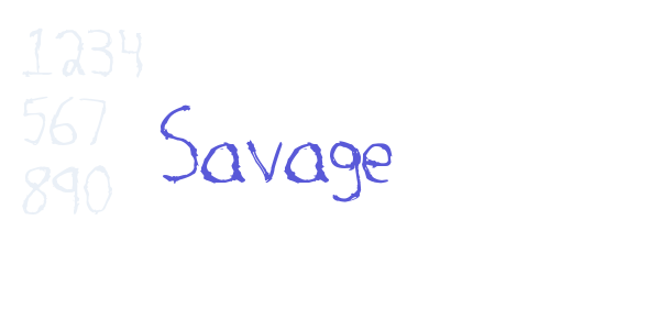 Savage font free