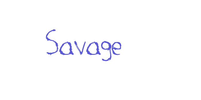 Savage Font