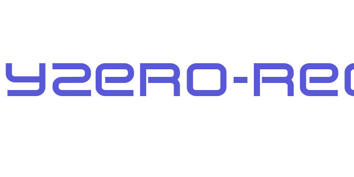 SavedByZero-Regular Font Download