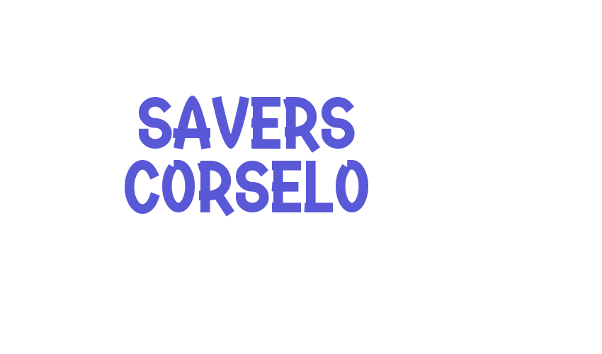 Savers Corselo Font