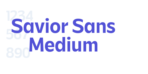 Savior Sans Medium-font-download