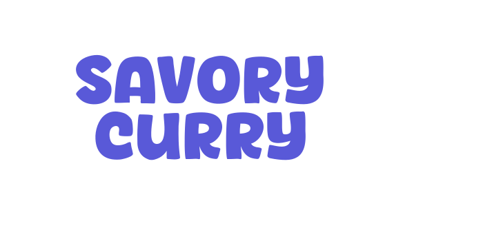 Savory Curry Font Download