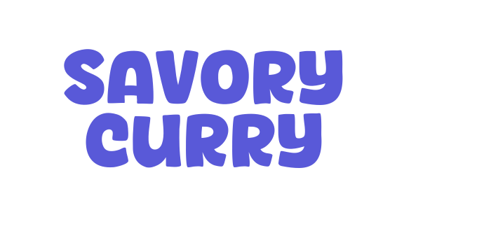 Savory Curry Font