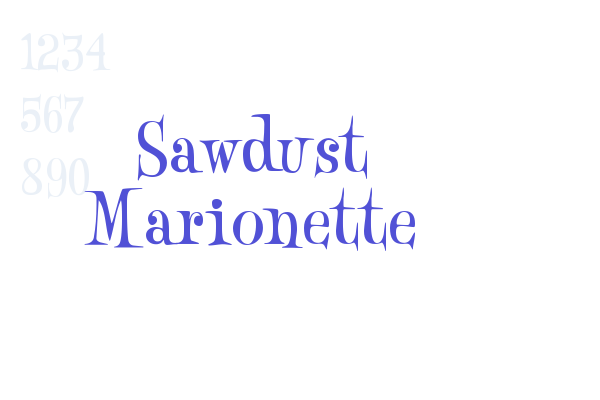 Sawdust Marionette Font Download