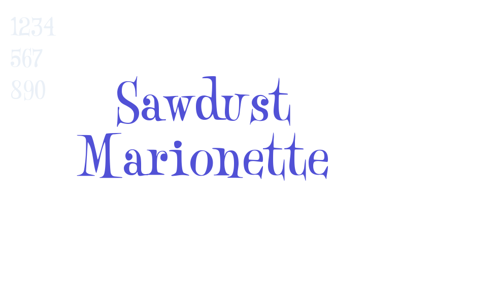 Sawdust Marionette-font-download