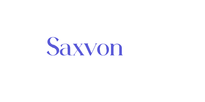 Saxvon Font Download