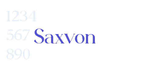 Saxvon-font-download