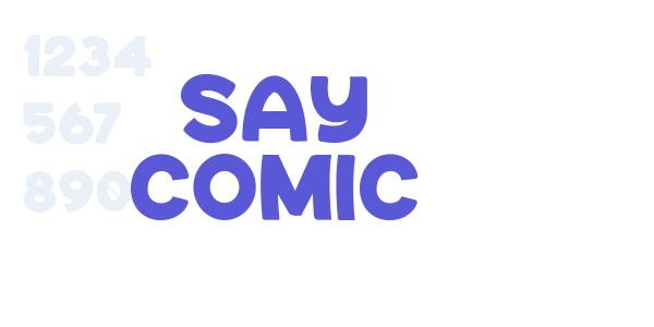 Say Comic font free