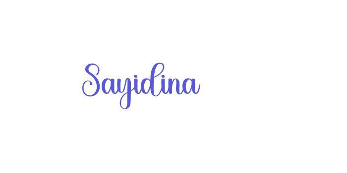 Sayidina Font Download