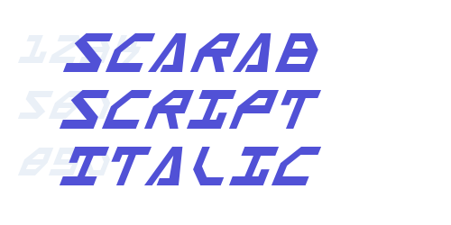 Scarab Script Italic-font-download