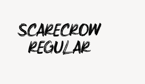 Scarecrow Regular Font