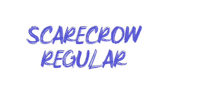 Scarecrow Regular Font Download