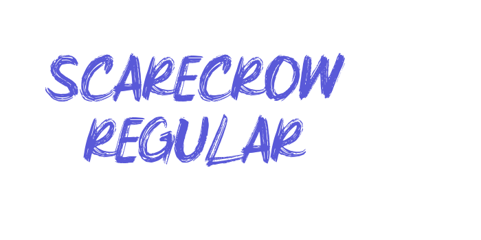 Scarecrow Regular Font