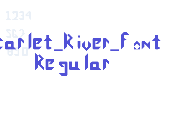 Scarlet_River_Font Regular