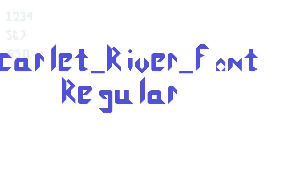 Scarlet_River_Font Regular-font-download